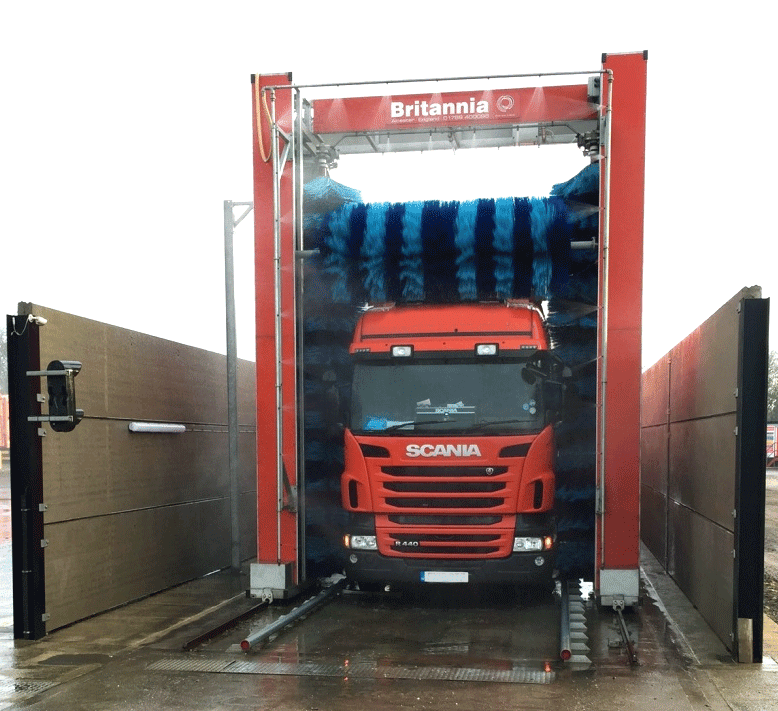 Britannia Wash systems showing what makes the best lorry wash system in 2024