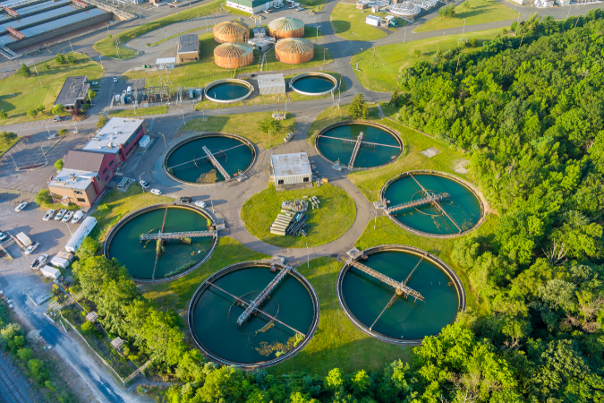  Fields with water recycling pools that are filtering grey water as part of their water reclamation initiative